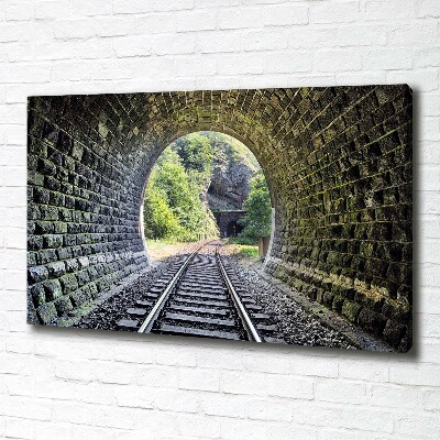 Tableau photo sur toile Tunnel ferroviaire