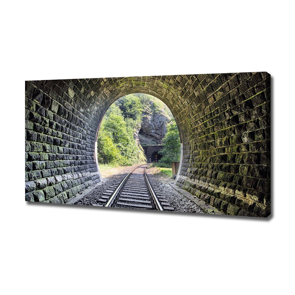 Tableau photo sur toile Tunnel ferroviaire