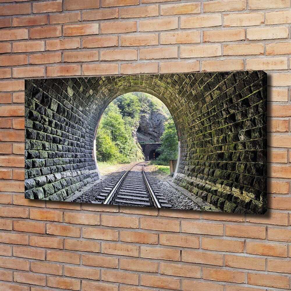 Tableau photo sur toile Tunnel ferroviaire