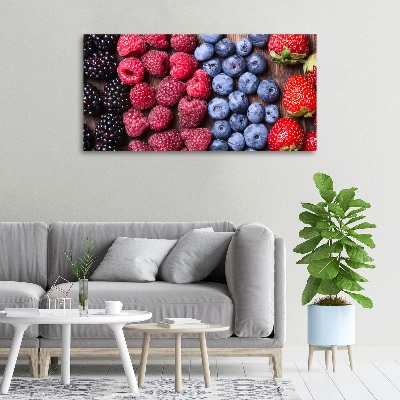 Tableau toile imprimée Fruits de la forêt