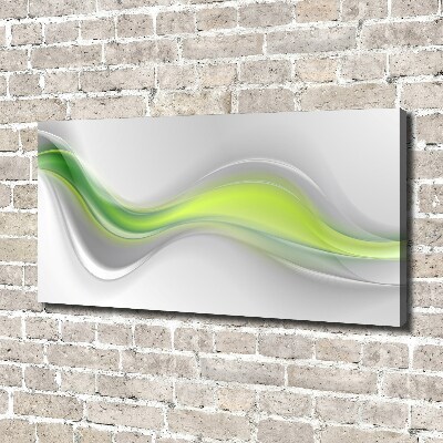 Tableau sur toile Abstraction rivière verte