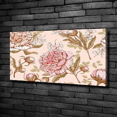 Tableau toile imprimée Pivoines