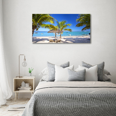 Tableau photo sur toile Plage de l'île Maurice