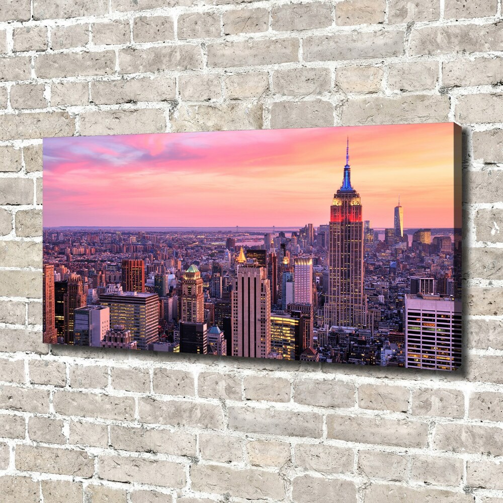 Tableau toile imprimée New York de nuit