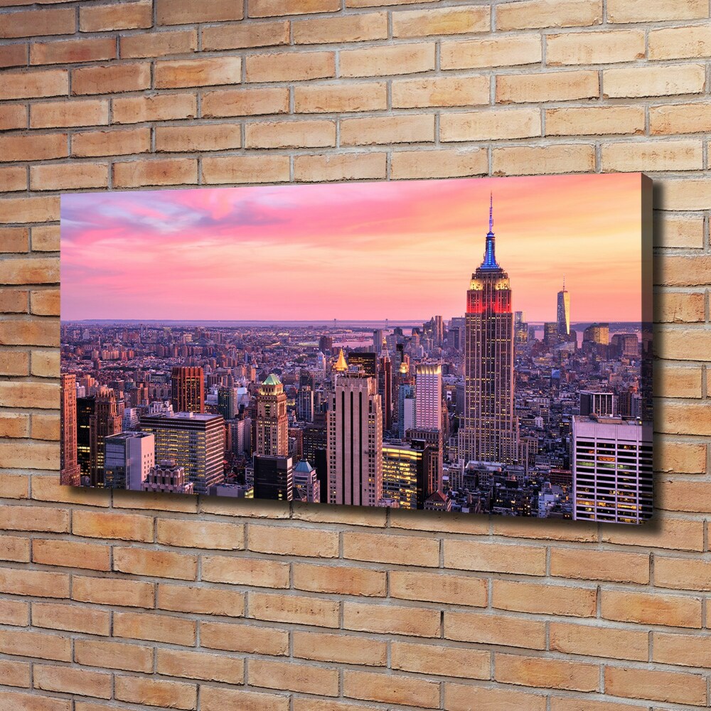 Tableau toile imprimée New York de nuit