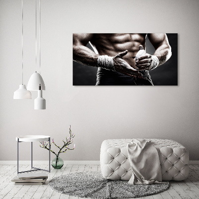 Tableau sur toile Construction musculaire