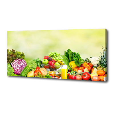 Tableau mural sur toile Légumes et fruits