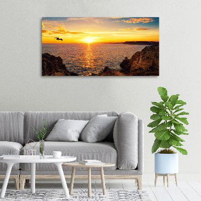 Tableau photo sur toile Mer crépusculaire