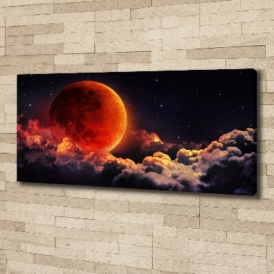 Tableau sur toile Eclipse de lune