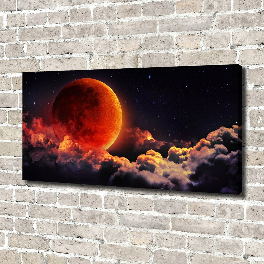 Tableau sur toile Eclipse de lune