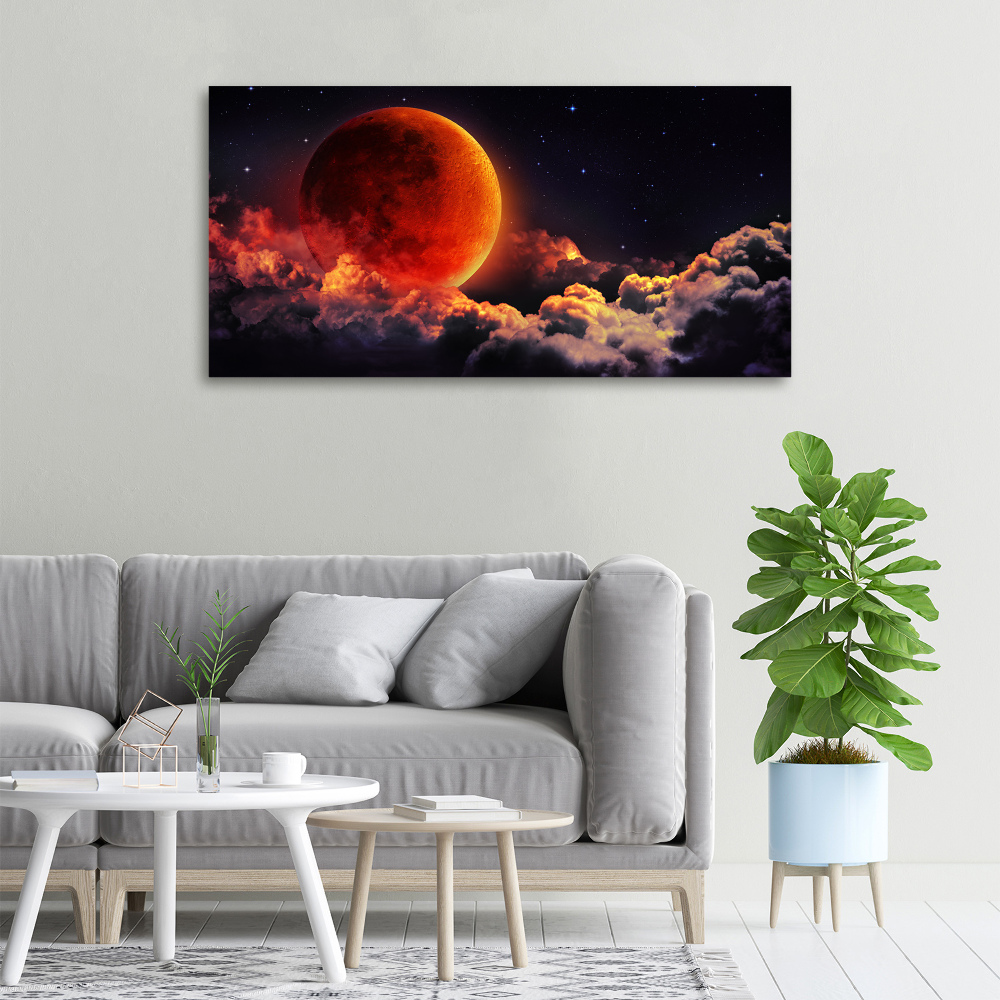 Tableau sur toile Eclipse de lune