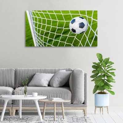 Tableau mural sur toile Le ballon dans les grilles