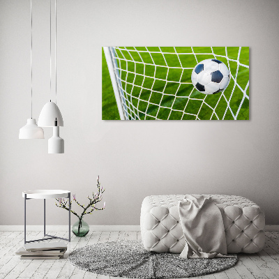 Tableau mural sur toile Le ballon dans les grilles