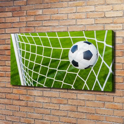 Tableau mural sur toile Le ballon dans les grilles