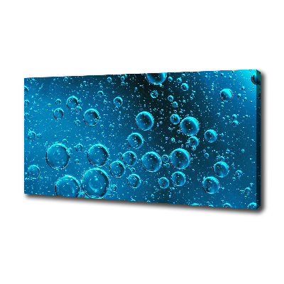 Tableau photo sur toile Bulles sous l'eau