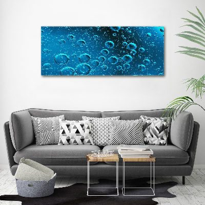 Tableau photo sur toile Bulles sous l'eau