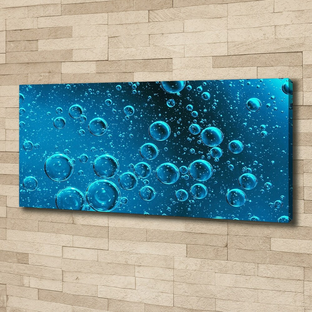 Tableau photo sur toile Bulles sous l'eau