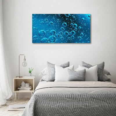 Tableau photo sur toile Bulles sous l'eau