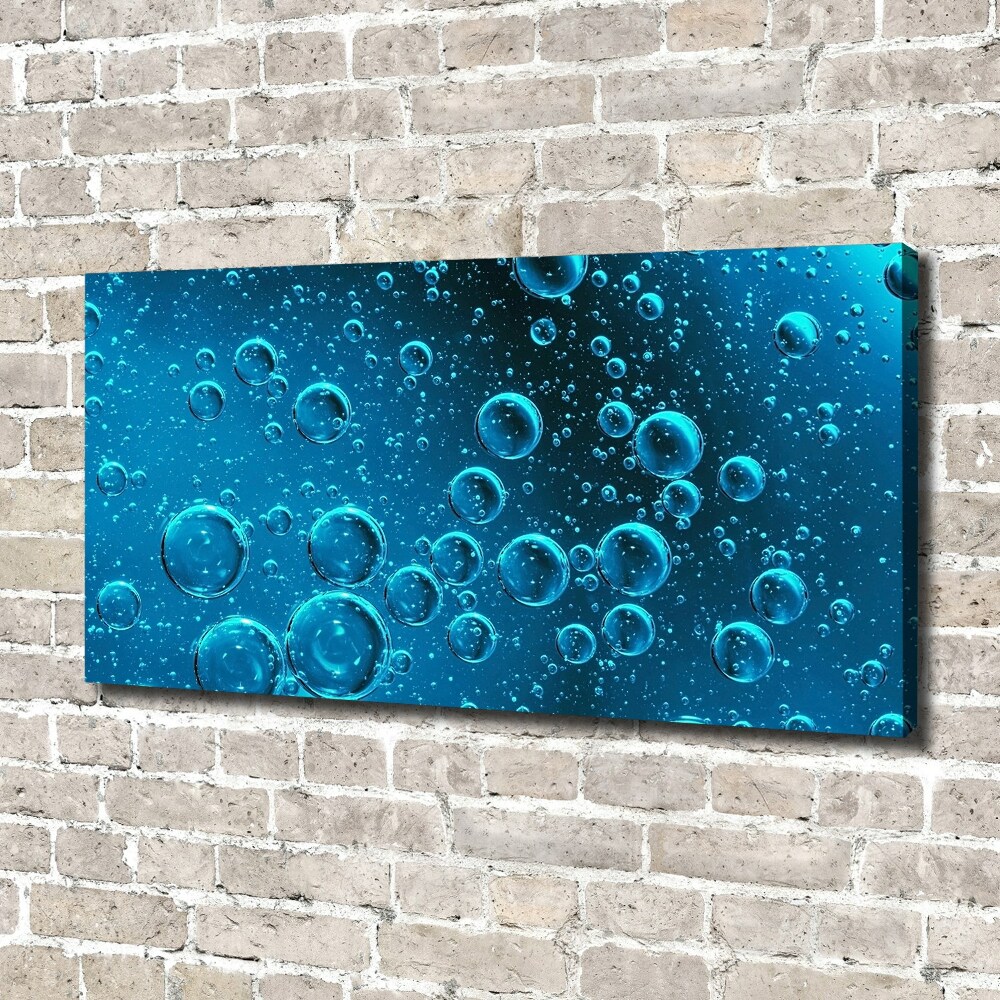 Tableau photo sur toile Bulles sous l'eau