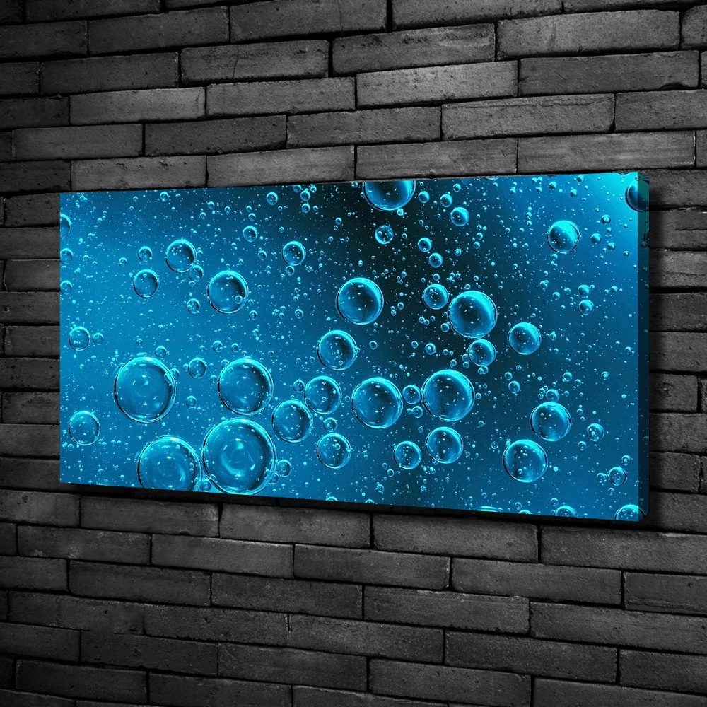 Tableau photo sur toile Bulles sous l'eau