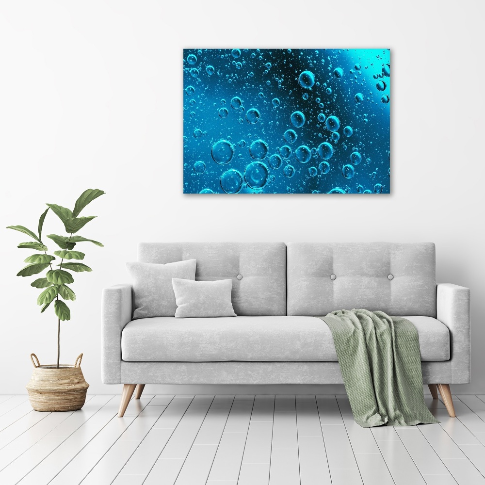 Tableau photo sur toile Bulles sous l'eau