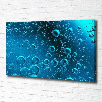 Tableau photo sur toile Bulles sous l'eau