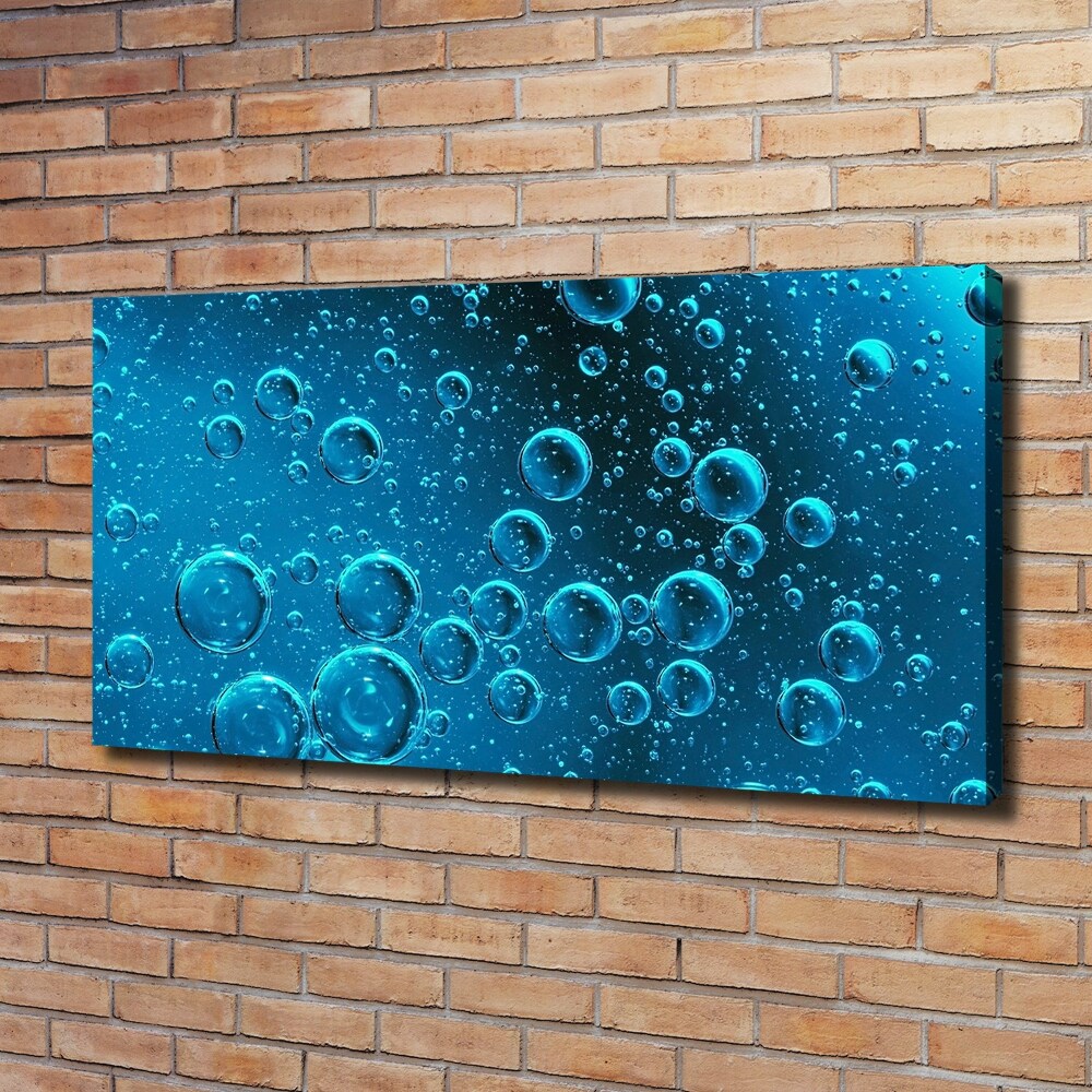 Tableau photo sur toile Bulles sous l'eau