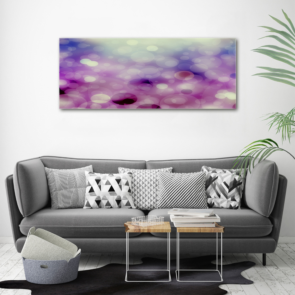 Tableau photo sur toile Cercles violets