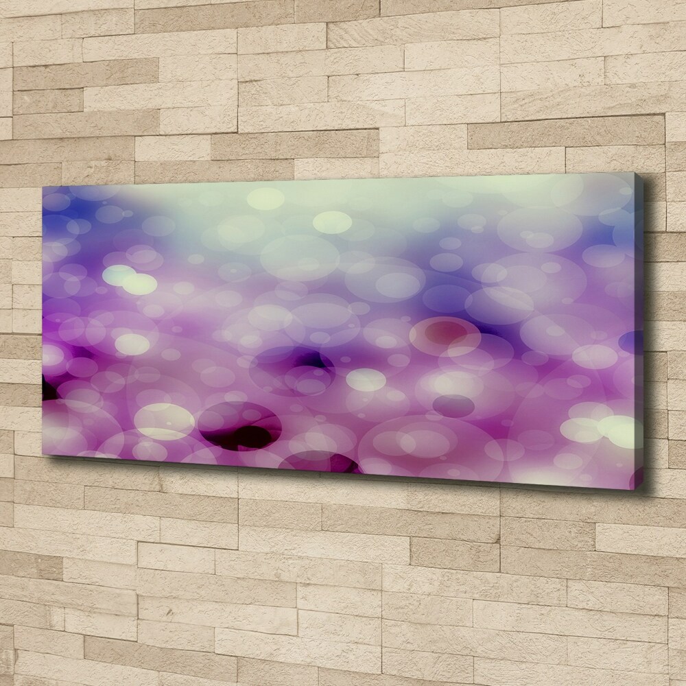 Tableau photo sur toile Cercles violets