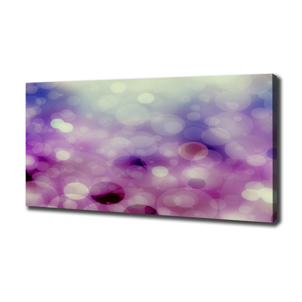 Tableau photo sur toile Cercles violets