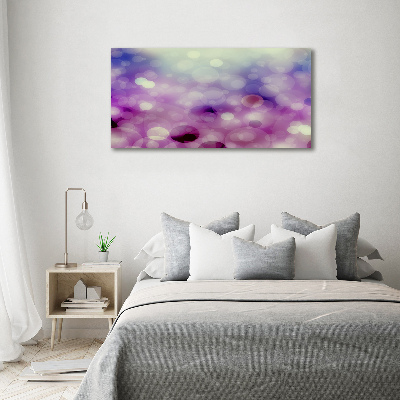 Tableau photo sur toile Cercles violets