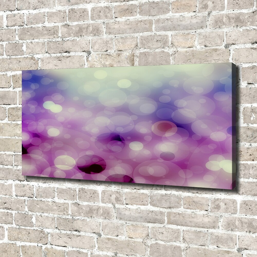 Tableau photo sur toile Cercles violets