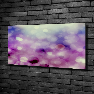 Tableau photo sur toile Cercles violets