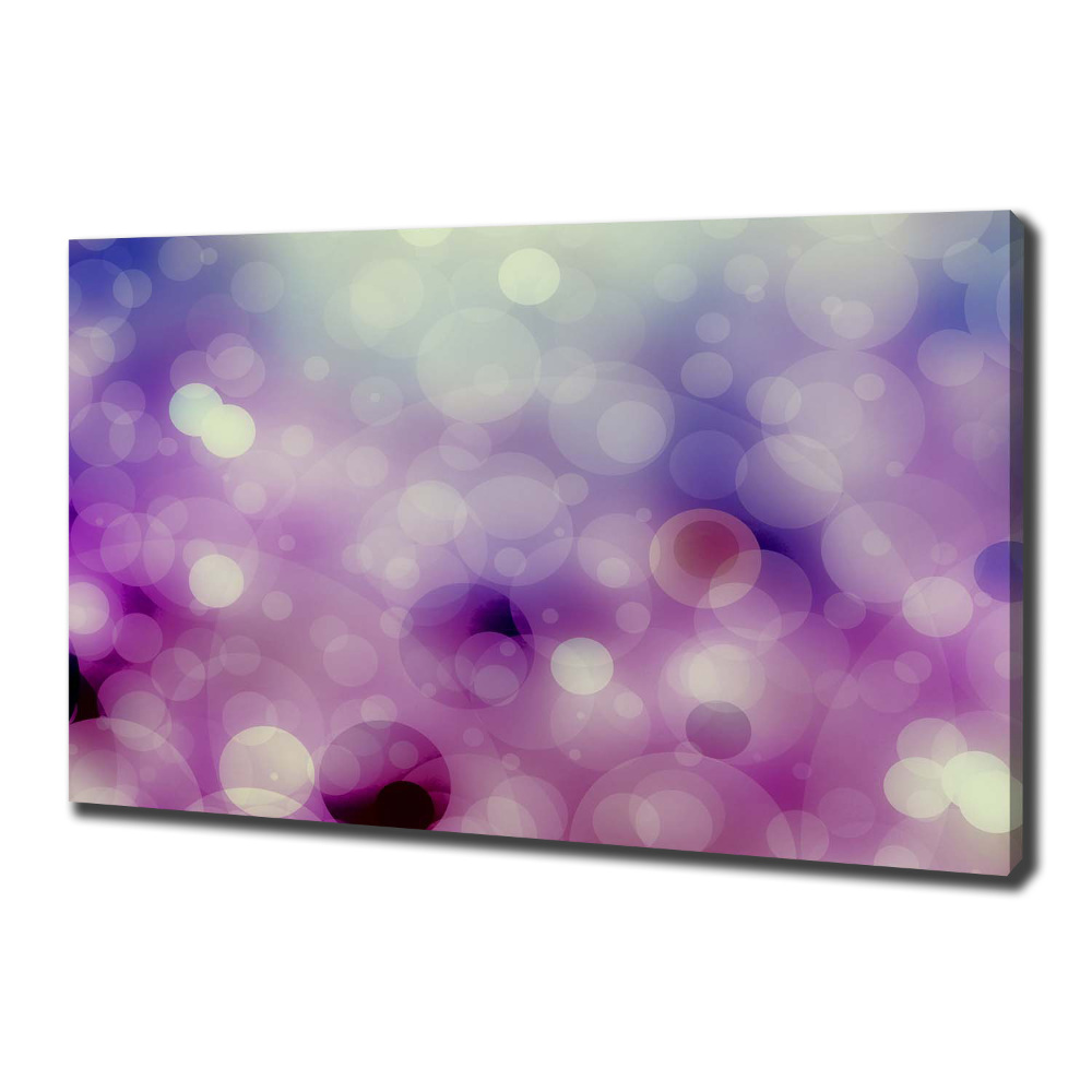 Tableau photo sur toile Cercles violets