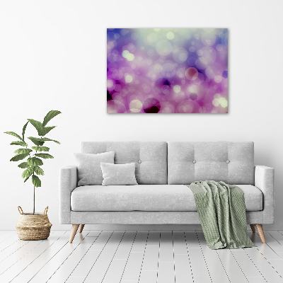 Tableau photo sur toile Cercles violets