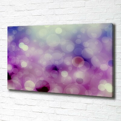 Tableau photo sur toile Cercles violets