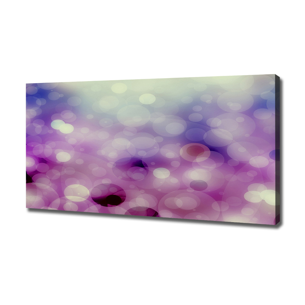 Tableau photo sur toile Cercles violets