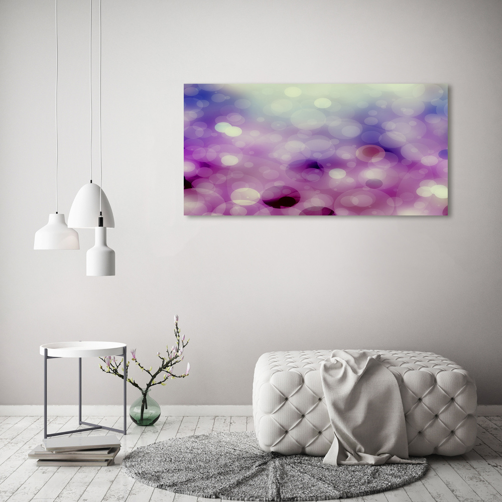 Tableau photo sur toile Cercles violets