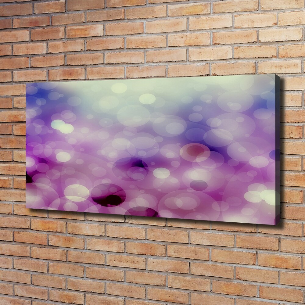 Tableau photo sur toile Cercles violets