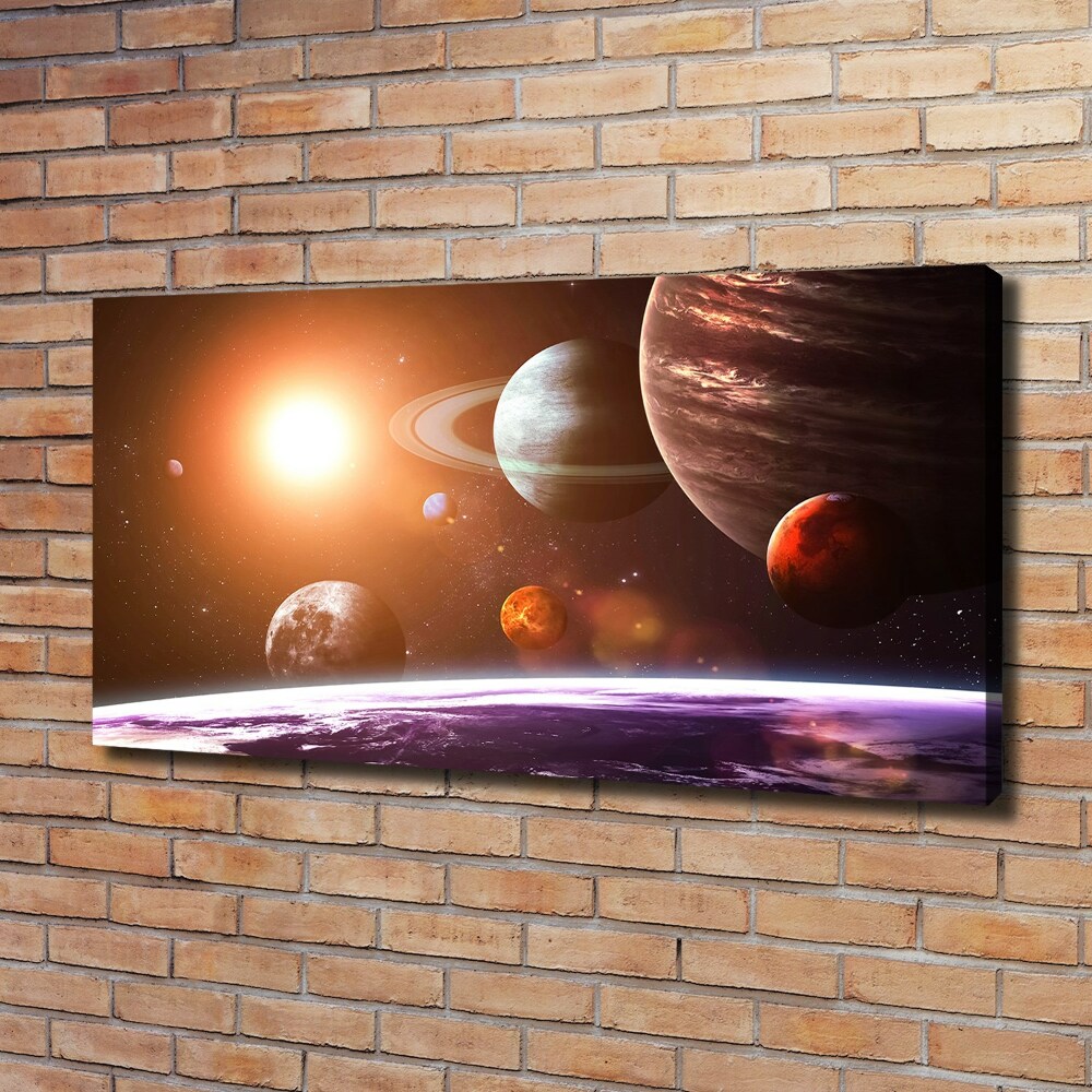 Tableau mural sur toile Système solaire