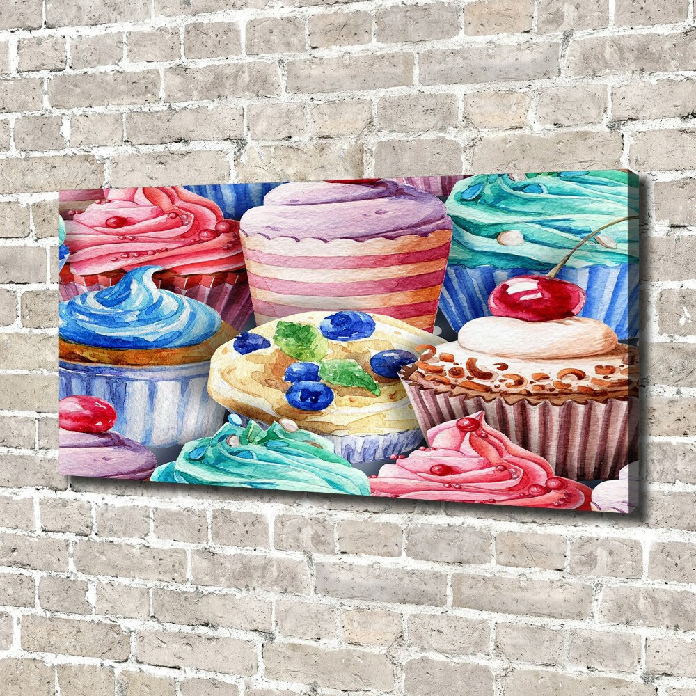 Tableau photo sur toile Gâteaux colorés