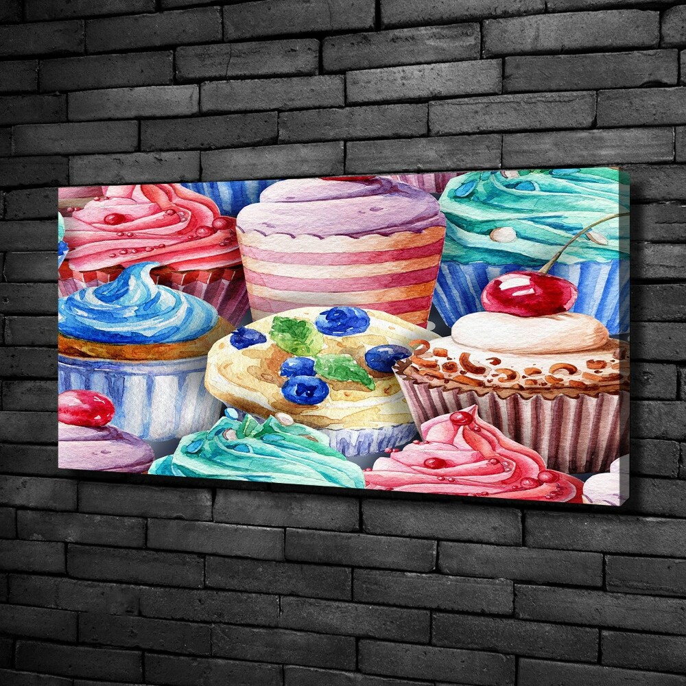 Tableau photo sur toile Gâteaux colorés