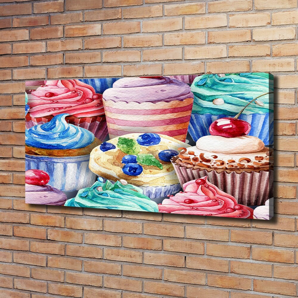 Tableau photo sur toile Gâteaux colorés