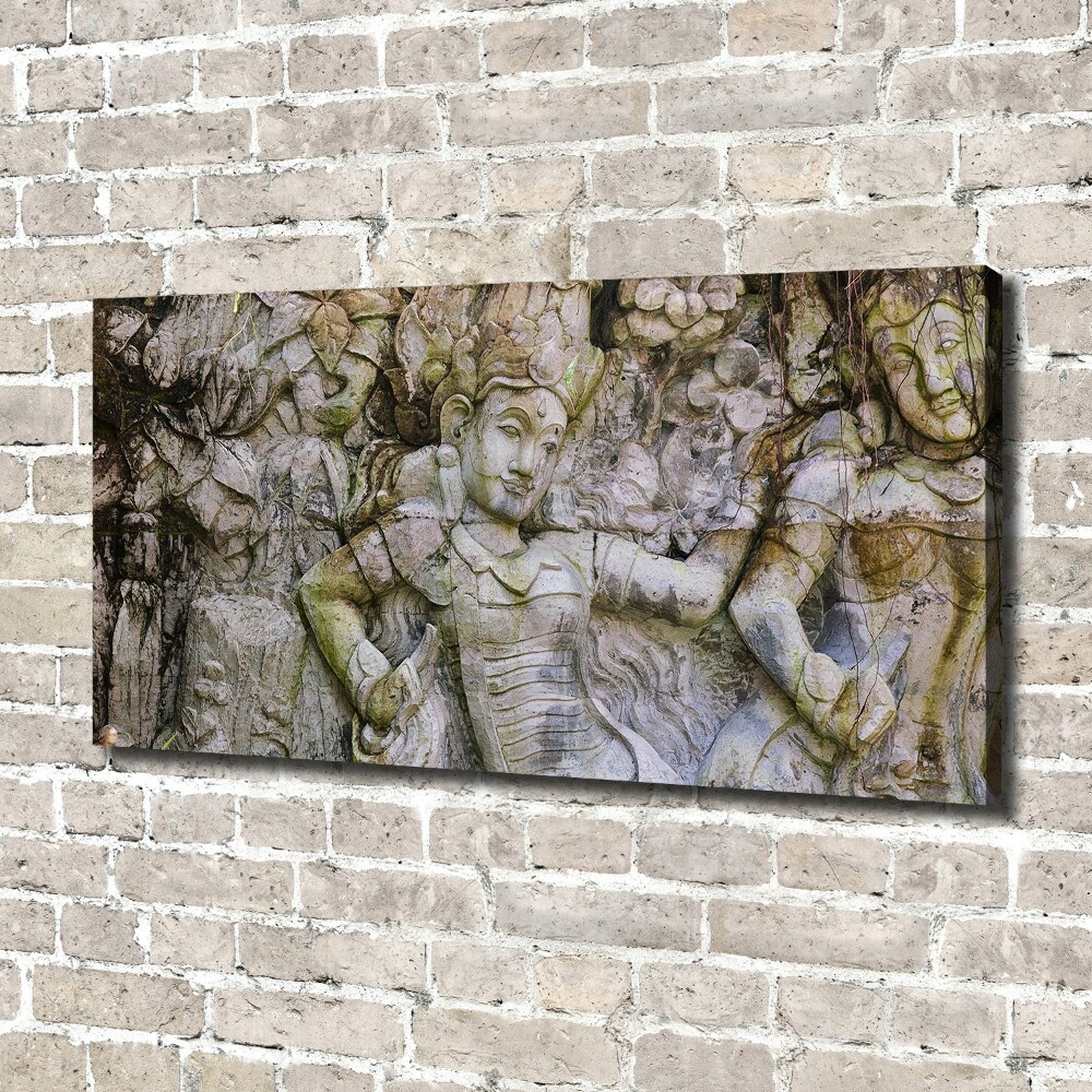 Tableau toile imprimée Sculpture en pierre