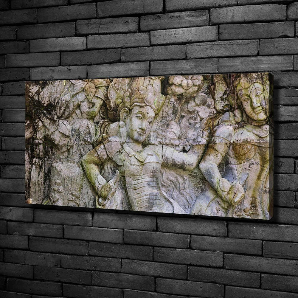 Tableau toile imprimée Sculpture en pierre