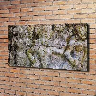 Tableau toile imprimée Sculpture en pierre