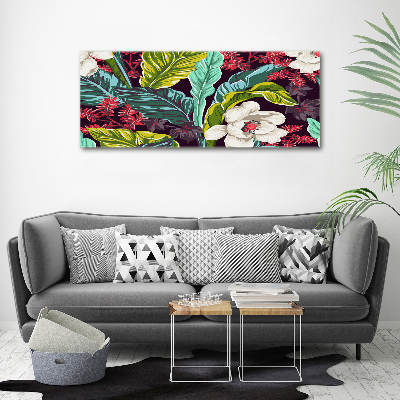 Tableau imprimé sur toile Fleurs exotiques