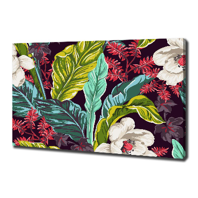 Tableau imprimé sur toile Fleurs exotiques