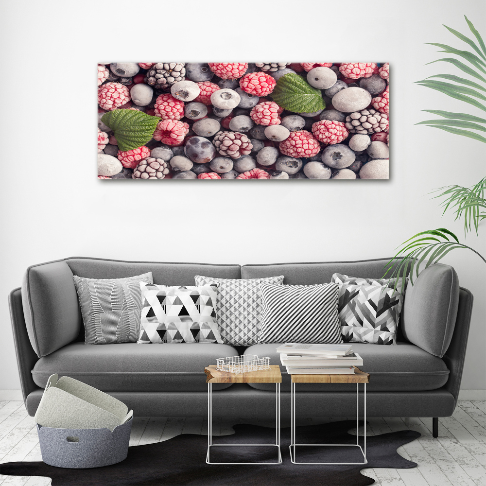 Tableau imprimé sur toile Fruits de la forêt congelés