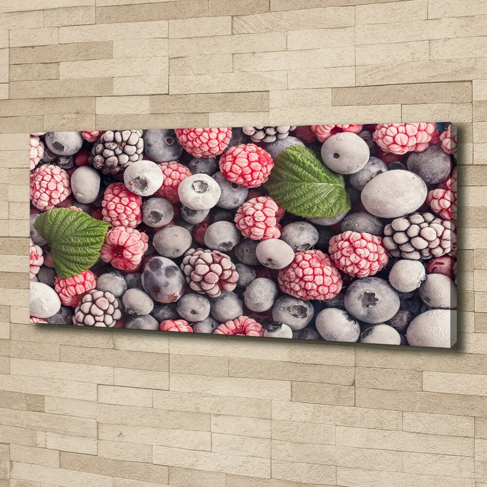 Tableau imprimé sur toile Fruits de la forêt congelés